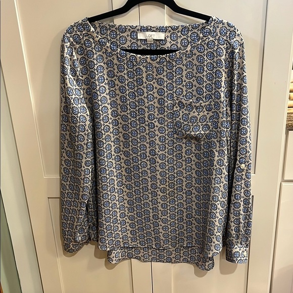 LOFT Long Sleeve Blouse - Picture 1 of 4